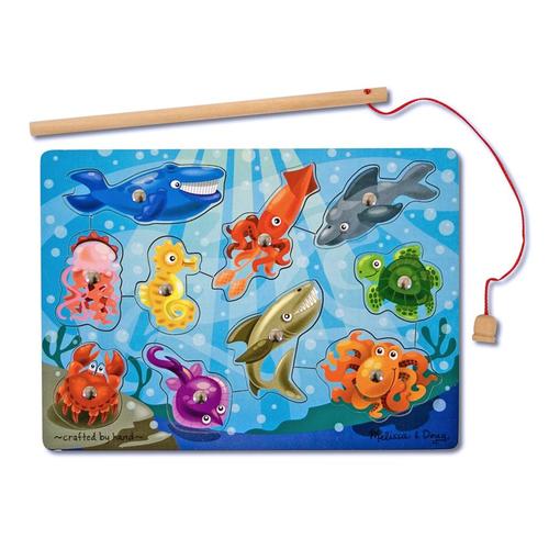 Melissa & Doug Pêche À La Ligne Bois Magnétique