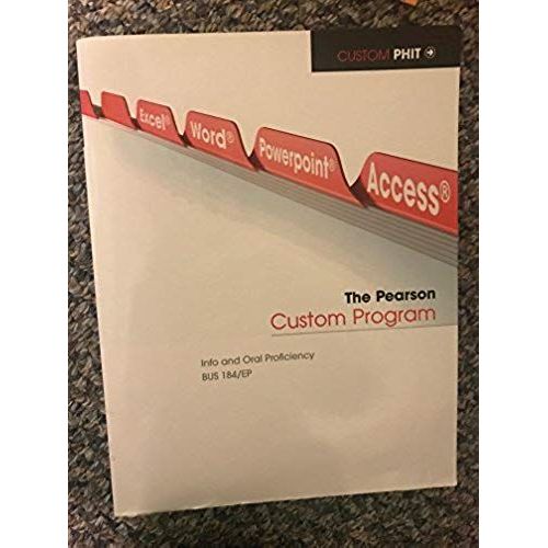 The Pearson Custom Program