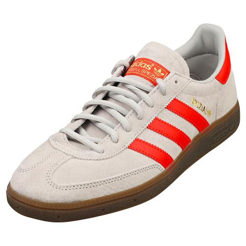 Adidas Handball Spezial Homme Baskets Mode Gris Rouge - 46 2/3