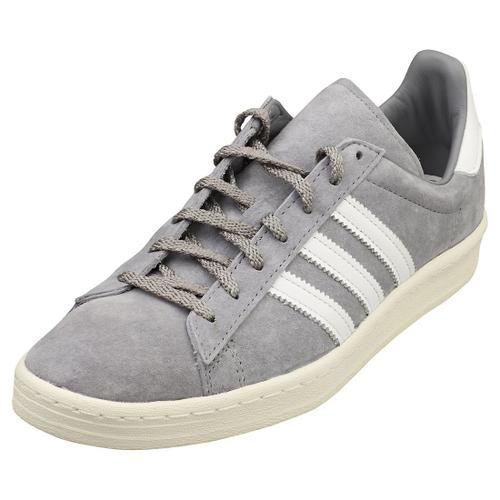 Adidas Campus 80s Homme Baskets Mode Gris Blanc - 43 1/3