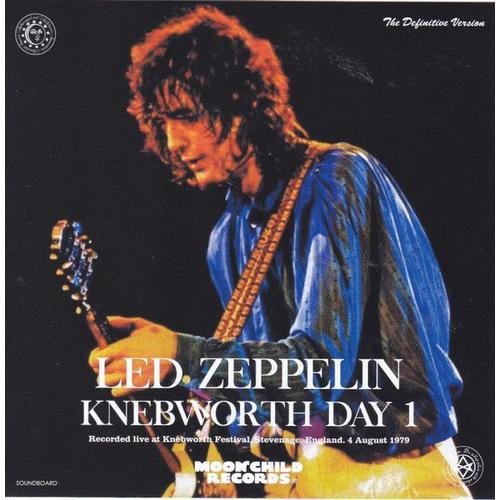 3 Cd's - Led Zeppelin - Live Knebworth Day 1