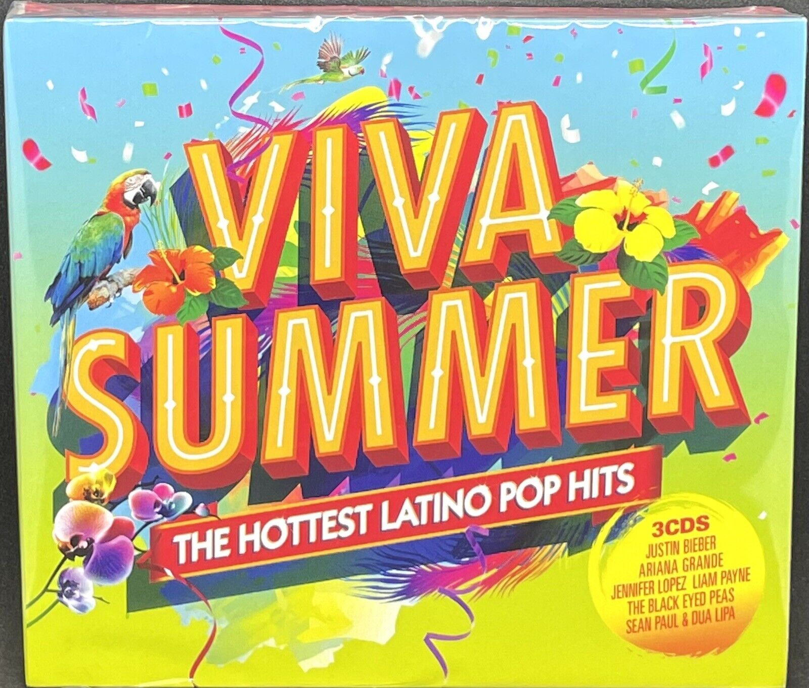 Viva Summer The Hottest Latino Pop Hits -Various Import Uk Digipack 3 Cd ,54 Titres - Universal Music ( P ) 2018, Justin Bieber , Ariana Grande , Jennifer Lopez , Liam Payne , The Black Eyed Peas ...