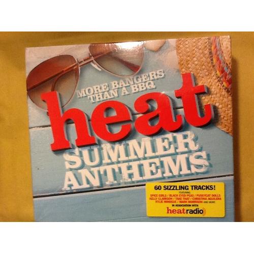 Heat Summer Anthems More Bangers Than A Bbq - 60 Sizzing Tracks -Digipack , 3 Cd - Import Uk (P)2015  In Association Heat Radio , Spice Girl , Pussycat Dolls , Christina Aguilera , Kylie Minogue ...