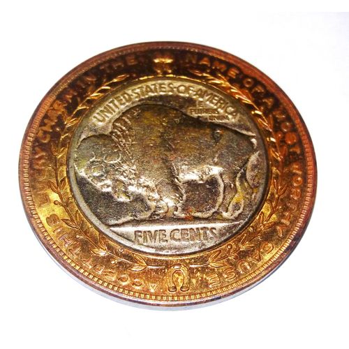Rare 1923 Pièce U.S.A 25 Cts Liberty"The Essence Of Morality Is The Consideration For Others"
