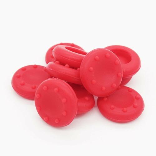 4x Protection Silicone Grip Joystick De Manette Ps4 Xbox One Xbox 360 Ps3 - Rouge