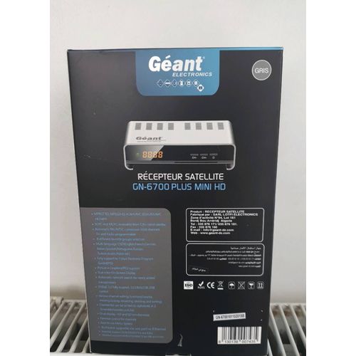 Recepteur satellite Géant électronics GN 6700 Plus Mini HD