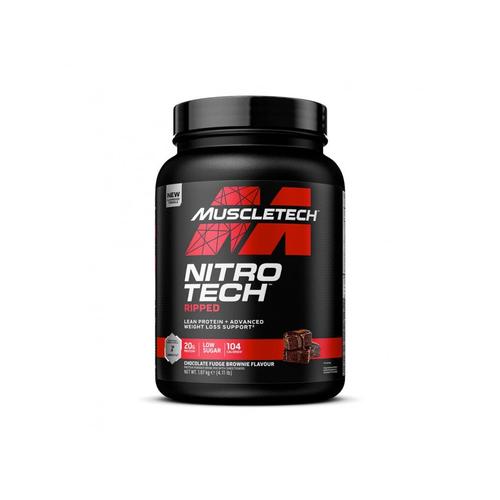 Nitro-Tech Ripped (1,8kg)|Fudge Brownie| Whey Protéine|Muscletech 