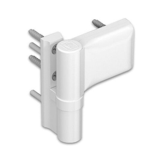 Paumelle HAHN Pour Menuiserie PVC - Support 80 Kg, Dimensions H15-20 Mm X L20 Mm
