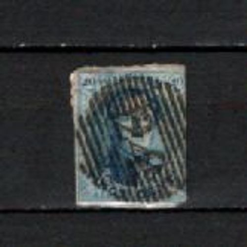 N° 11 Timbre Belgique Oblitere De 1858 Cote : 10 
