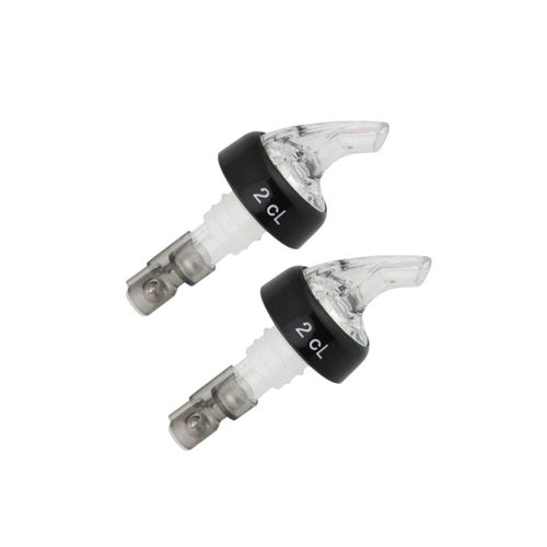 Fackelmann 9942850 Doseur À Alcool À Bille, Doseur Pour Alcool, Bec Verseur 2 Cl, Bec Verseur Dose Bar, Bec Verseur Avec Bille, Plastique, Acier Inoxydable, 10 Cm