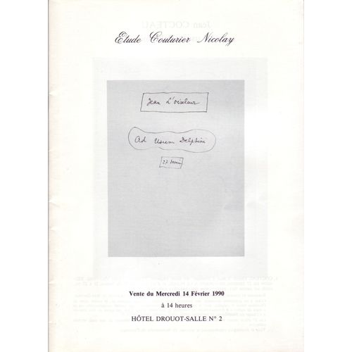 Catalogue Vente L’Oiseleur Ad Usum Delphini 27 Dessins. Curiosa