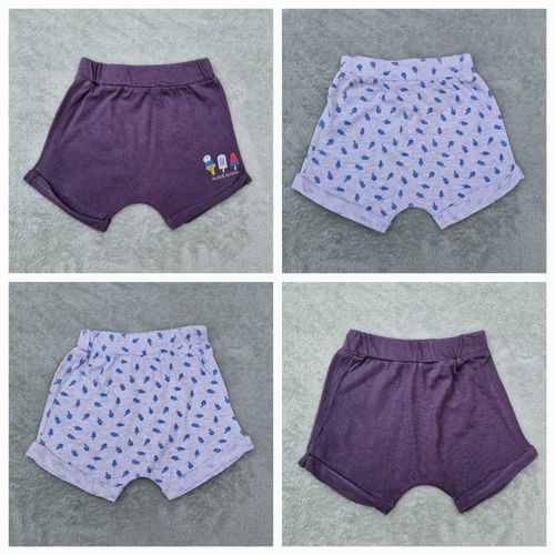 Lot De 2 Shorts Gris P'tit Bisou 6 Mois, Très Bon État