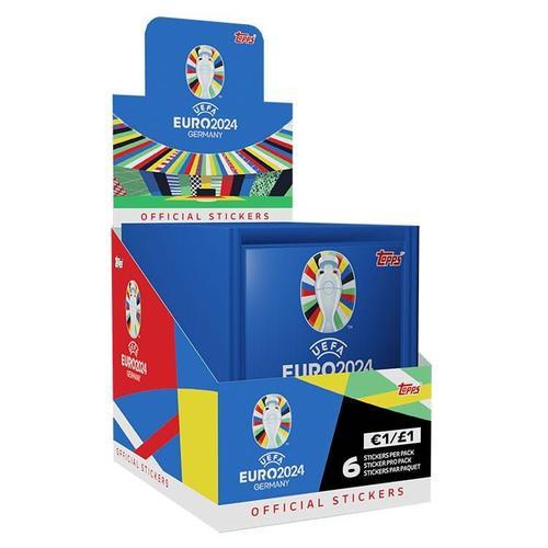 Uefa Euro 2024 Sticker Collection Présentoir Autocollants (100)