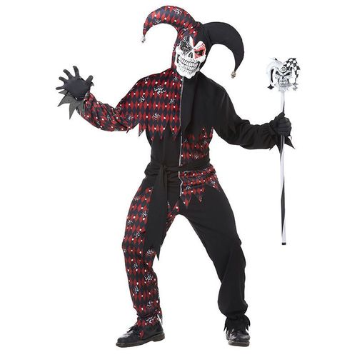 Déguisement Arlequin Du Mal Luxe Homme - Taille: S