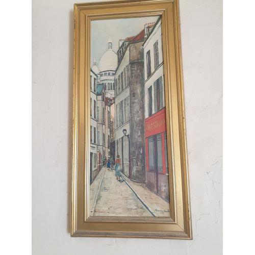 Maurice Utrillo Huile Sur Toile