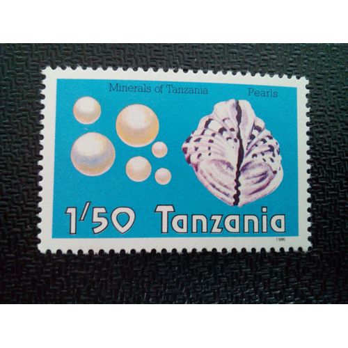 Timbre Tanzanie Yt 280 A Perles 1986 ( 05204 )