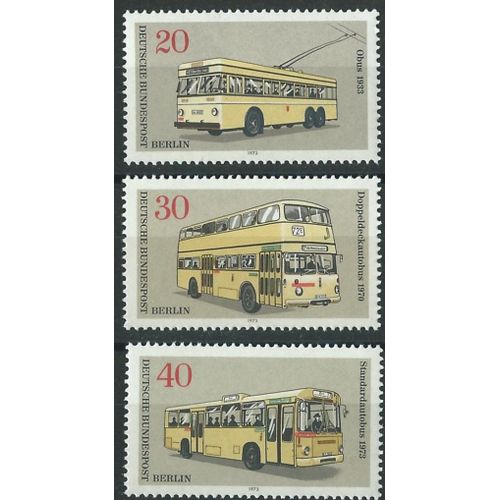 Timbres Berlin Allemagne Fédérale 1973 Transports Berlinois Neufs** N° 420 421 422