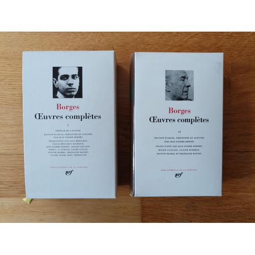 La Pléiade - Borges - Tomes 1 Et 2