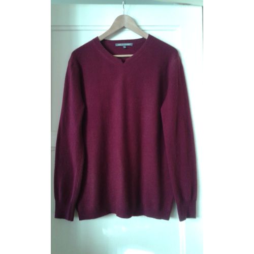 Pull Absolut Cashmere 100% Cachemire Bordeaux Neuf