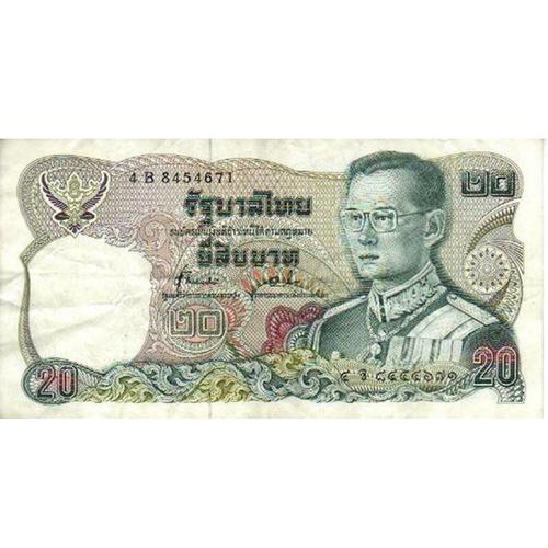 Billet Thaïlande 20 Bahts