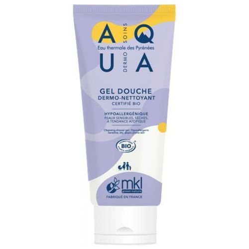 Gel Douche Bio Pour Peaux Sèches - Mkl Green Nature - Aqua Gel Douche Nettoyant - Hypoallergénique 