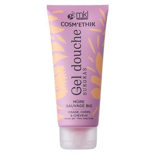 Gel Douche - Mkl Green Nature - Mûre Sauvage Bio - 200ml - Sans Parabène 