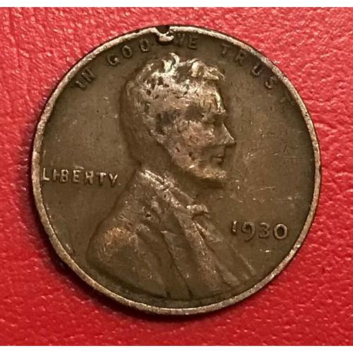 1 Cent - Lincoln Wheat Penny - 1930 - U S A