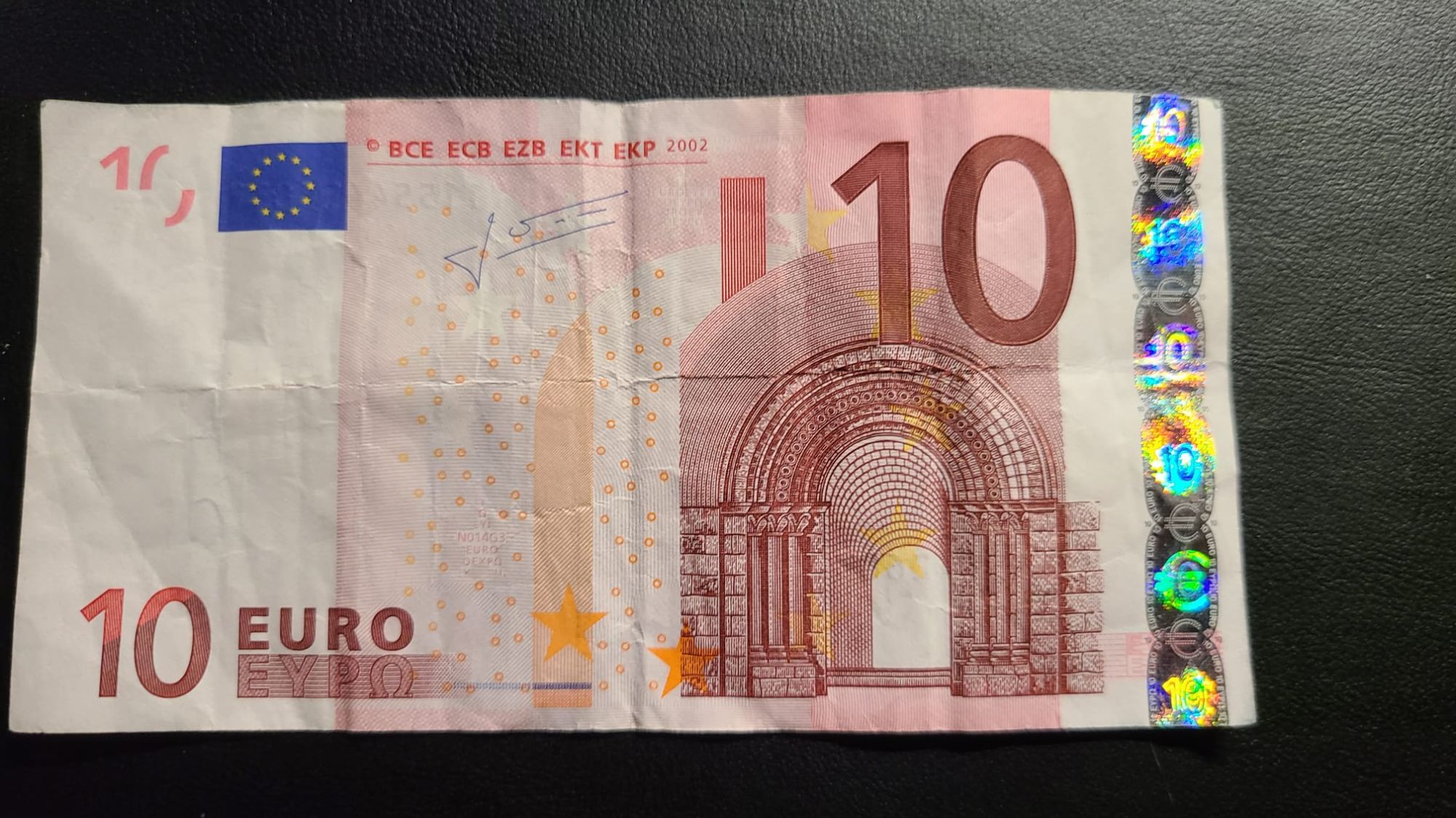 Billet De 10€ De 2002 Série Y De Grece