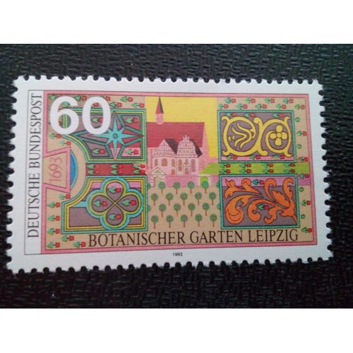 Timbre Allemagne Yt 1451 Jardin Botanique De Leipzig 1992 ( 070204 1 )