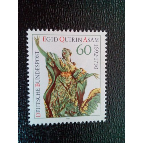 Timbre Allemagne Yt 1454 "Assomption De La Vierge Marie", Église Du Monastère De Rohr 1992 ( 070204 1 )
