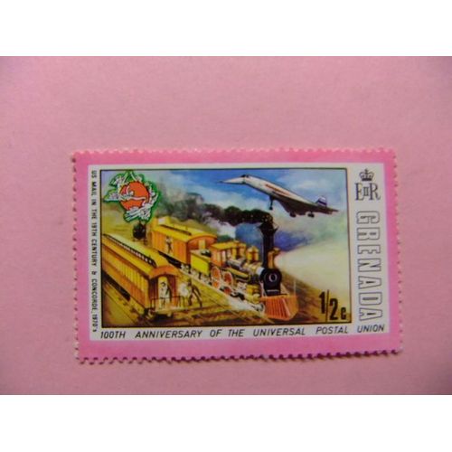 Grenade Grenada 1974 Tren Postal Usa Y Avión Yvert 531 ** Mnh