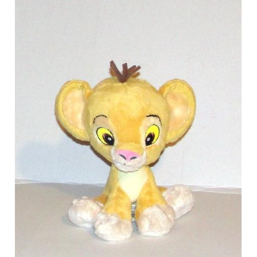 Doudou Simba le Roi Lion feuille verte