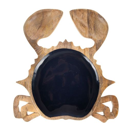 Vide poche Crabe bleu en bois