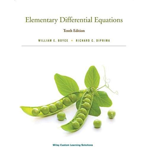 Elementary Differential Equations