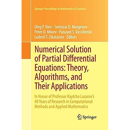Numerical Solution Of Partial Differential Equations: Theory, Algorithms, And Their Applications