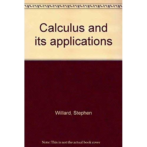 Calculus And Its Applications