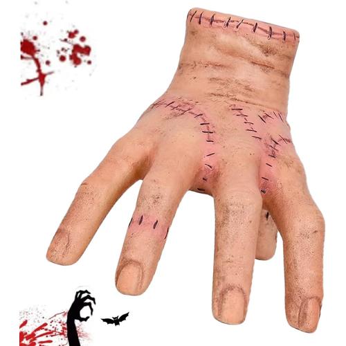 La Chose Famille Addams Hand, Main Mercredi Addams, Figurine Articulée Des Mains De La Famille Addams, Addams Figure Fake Hand Pour Cosplay Accessoires Photo Décorations De Fête