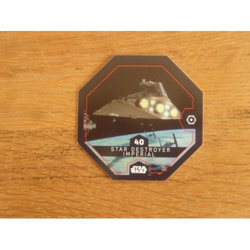 Star Wars Defi Action . Jeton 40 Star Destroyer Imperial