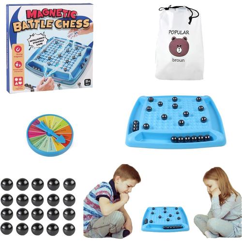 Jeu D'échecs Magnétique,Magnetic Chess Game,Échiquier Magnétique, Jeux Magnetique Enfant,Jeu De Pierres Magnétiques, Jeu De Dames Éducatif Pour Les Réunions De Famille