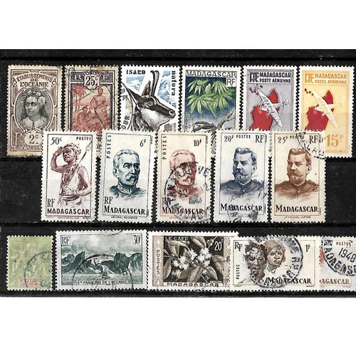 Communauté Française-Lot De 16 Timbres Oblitérés-Très Bon Etat