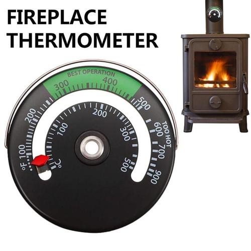 Thermomètre magnétique pour poêle à bois et poêle à granulés, jauge Therye.com, tuyau de poêle à feu, cheminée