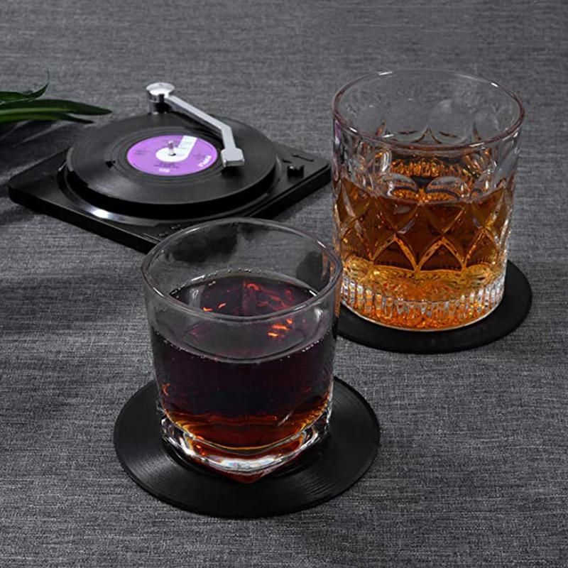 Ensemble De Disques En Vinyle Cowijk Avec Support De Tourne-... - 2