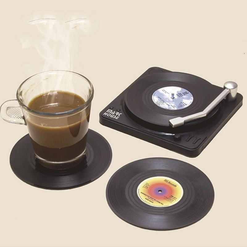 Ensemble De Disques En Vinyle Cowijk Avec Support De Tourne-... - 3
