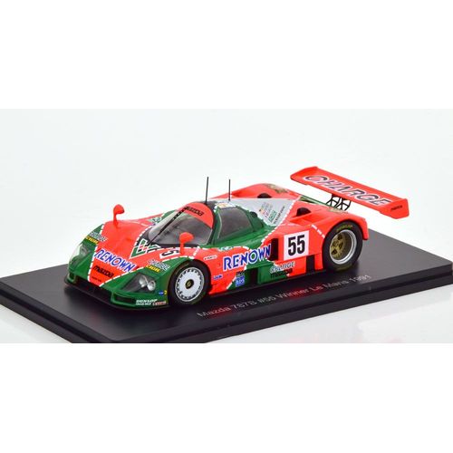 Mazda 787b #55 Win Le Mans 1991 Weidler Herbert Gachot Spark S-Lm2 1/43 Hachette-Hachette