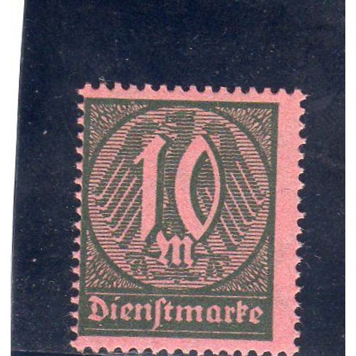 Timbre De Service DAllemagne