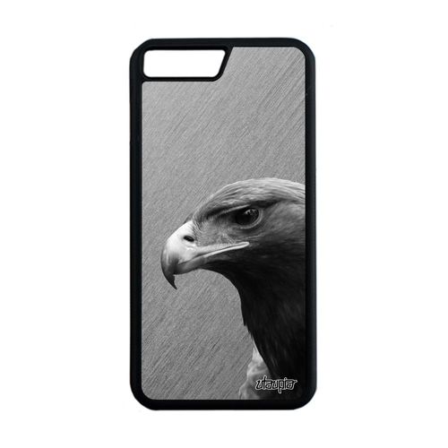Coque Aigle Iphone 7+ Plus Silicone Etui 128 Go Tpu Animal Rapace Pas Cher Royal Rigide Effet Dessin Antichoc Oiseau Animaux