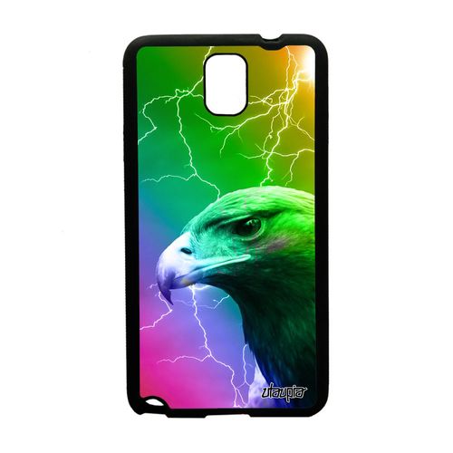 Coque Aigle Samsung Note 3 Silicone Oiseau Metal Telephone Multicolore Royal Animal Portable Eclair Caoutchouc Mobile Animaux Galaxy