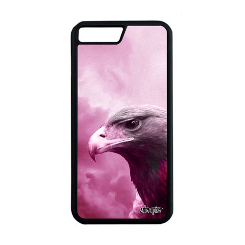 Coque Silicone Telephone Iphone 8+ Plus Aigle Personnalisé Ciel Animaux Design Nuage Etui Housse Oiseau Rose Animal 256 Go De