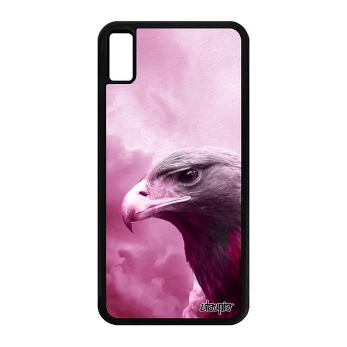 Coque Iphone Xs Max Silicone Aigle Rapace Rose Tpu Design Rigide Nuage 256 Go Royal Housse Animal Case Animaux Oiseau Ciel De