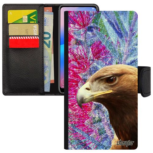 Coque Aigle Galaxy A40 Caoutchouc Etui Bumper Animaux Aimantée Dessin Portable Design Rapace 4g Bleu Royal Animal Fleurs De Samsung